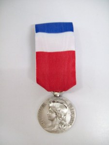 Médaille du travail 20ans Argent seule