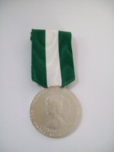 Médaille d'honneur Régionale, Départementale et Communale 20 ans